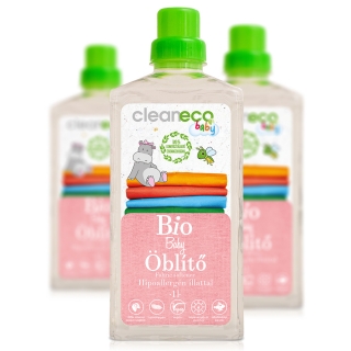 Cleaneco Bio Baby öblítő, komposztálható csomagolásban, 1L