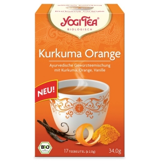 Yogi Tea Bio Kurkuma narancs tea, 17db filter
