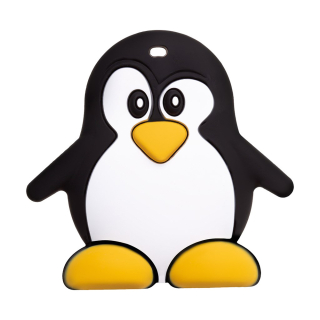Akuku hűthető szilikon rágóka, Pingvin