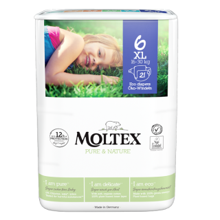 MOLTEX Pure&Nature öko pelenka 6, XL (13-18kg), 21 db