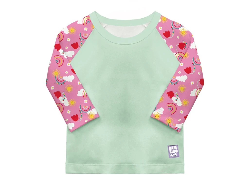 Bambino Mio UV-szűrős hosszú ujjú póló UPF40+, 1-2év 9-12kg, Happy Days