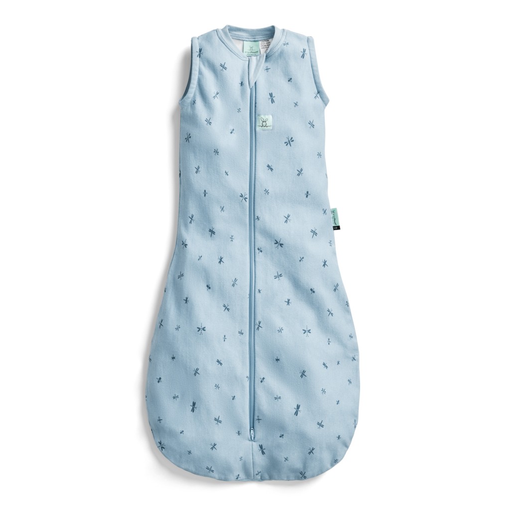 ergoPouch Jersey organikus pamut hálózsák 0,2 TOG, 8-24 hónap, 8-14kg, Dragonflies