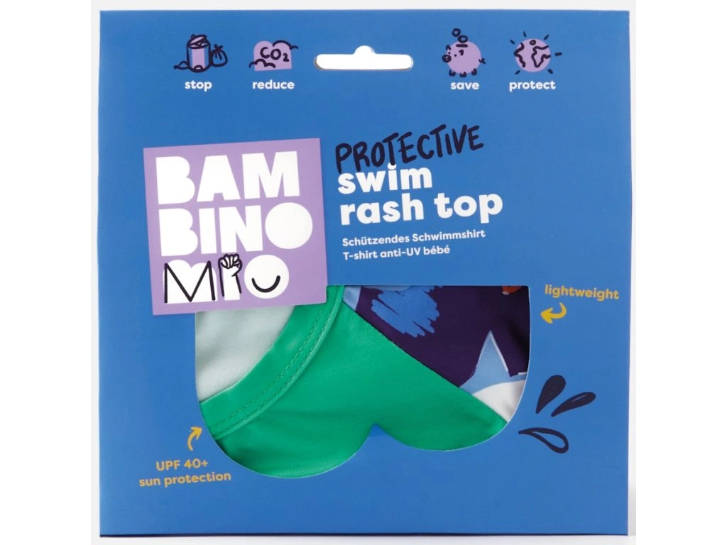 Bambino Mio UV-szűrős hosszú ujjú póló UPF40+, XL (2-3év), Wave