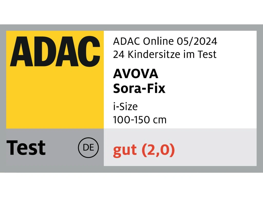 Avova SORA-FIX autósülés 100-150cm (3-12év) Koala Orange