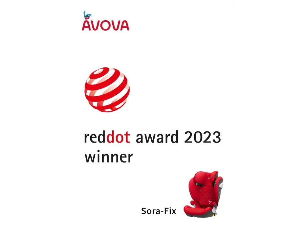 Avova SORA-FIX autósülés 100-150cm (3-12év) Maple Red