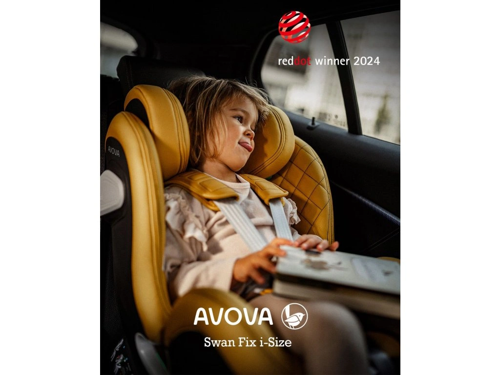 Avova Swan-Fix 360 fokos i-Size 40-125cm (kb.0-7év) Summer Blue
