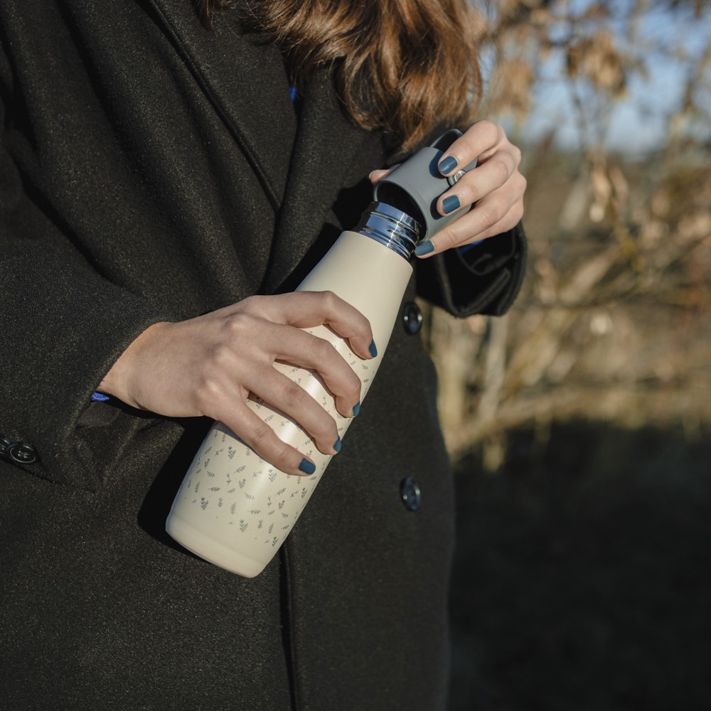 Zopa rozsdamentes acél termosz fogantyúval, 480ml, Stars