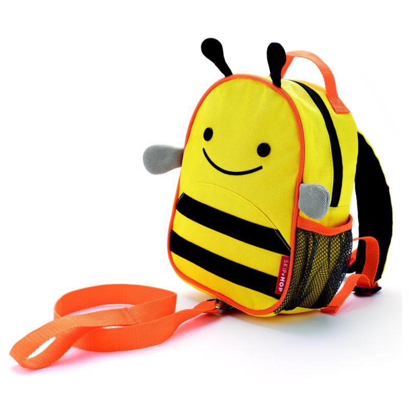 SKIP HOP Zoo Hátizsák biztonsági pórázzal Méhecske