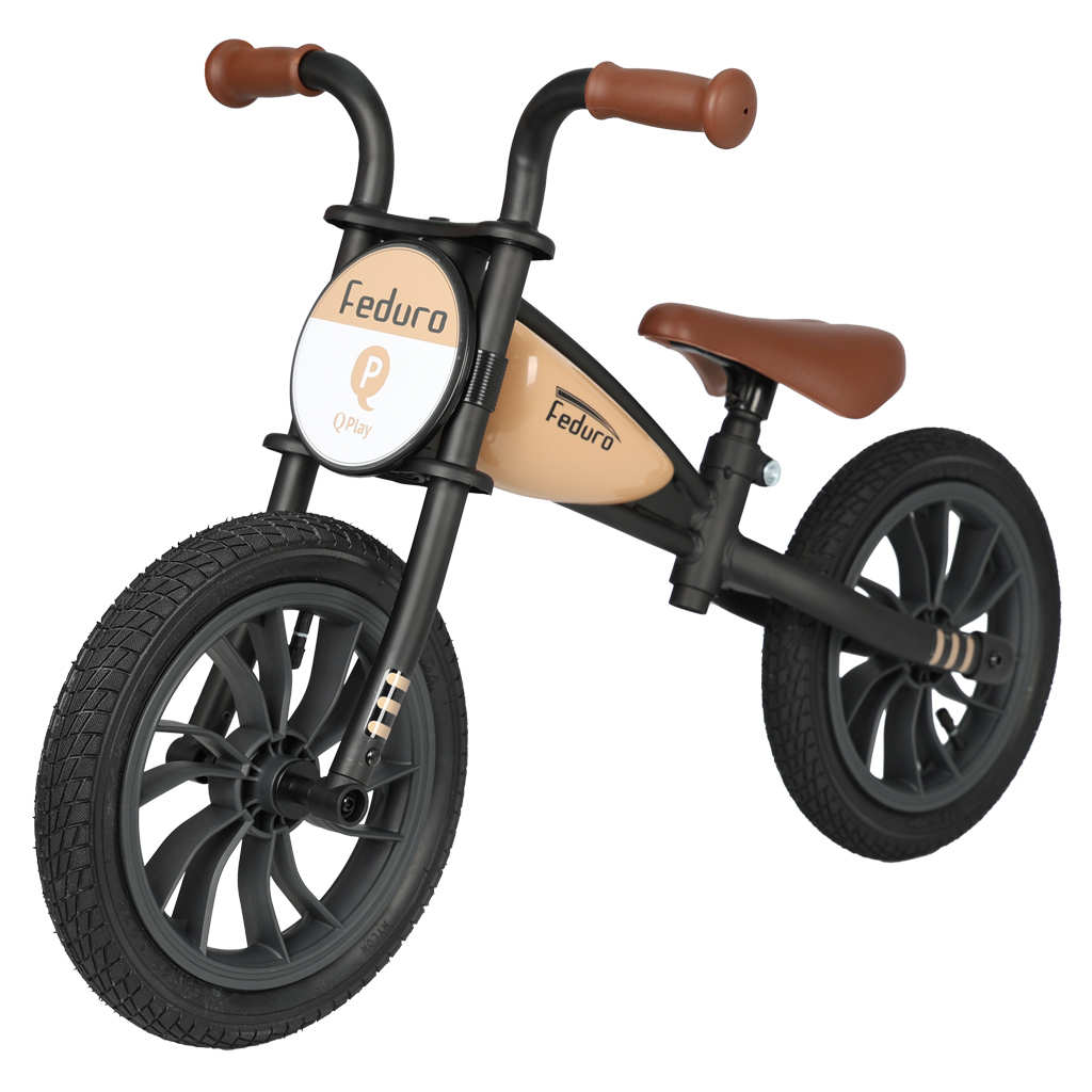 QPlay Feduro futóbicikli, Beige