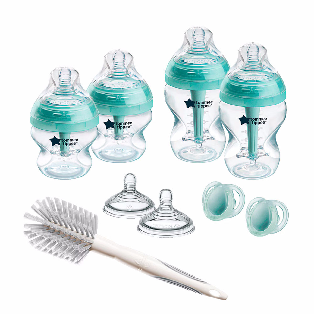 Tommee Tippee Advanced anti colic cumisüveg újszülött kezdő szett, türkiz