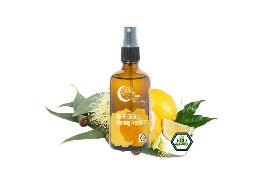 Terra Gaia Bio légfrissítő illatosító 100%-ban tiszta illóolajokból, Morning Freshness, 100ml