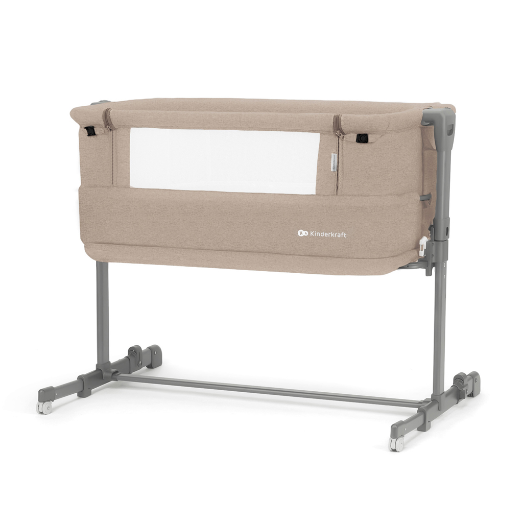 Kinderkraft Neste Grow 2in1 Állítható magasságú babaöböl és kiságy, Beige