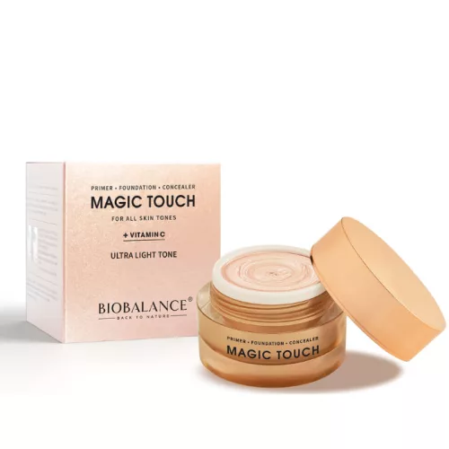 Biobalance Magic Touch 3in1 primer - alapozó - korrektor C-vitaminnal, NAGYON VILÁGOS BŐRTÓNUSRA 30ml