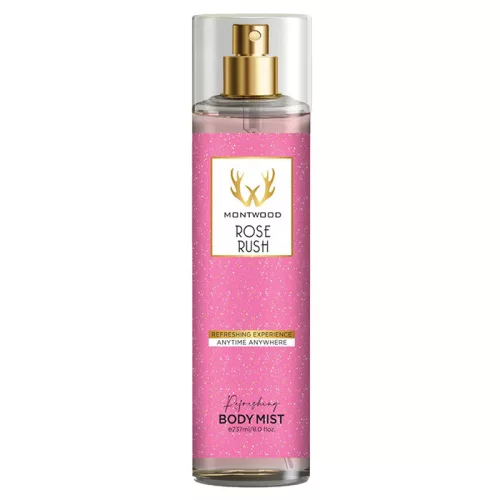 Montwood Rose Rush Frissítő testpermet rózsa illattal 237ml