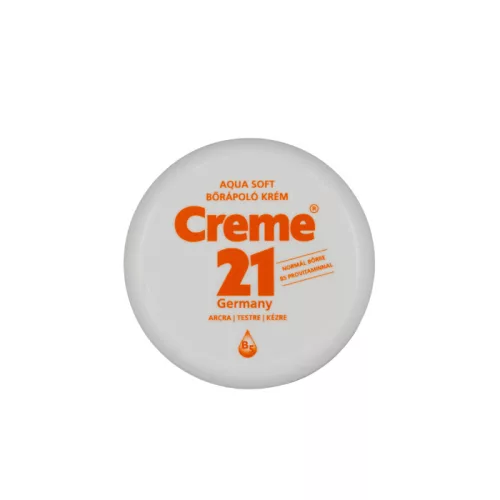 Creme 21 Aqua Soft bőrápoló krém normál bőrre B5 provitaminnal arcra, testre, kézre 150ml