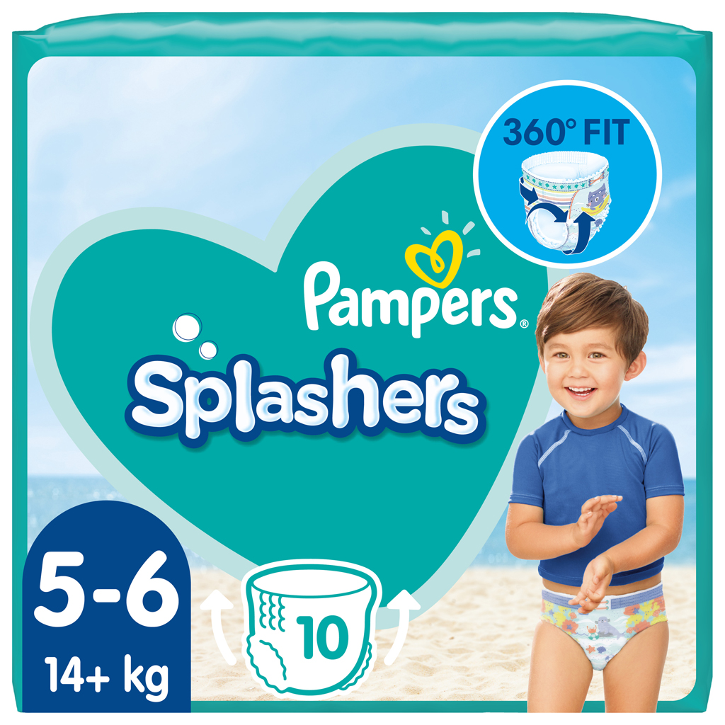 Pampers Splashers úszópelenka, méret 5-6, 12-17kg, 10db