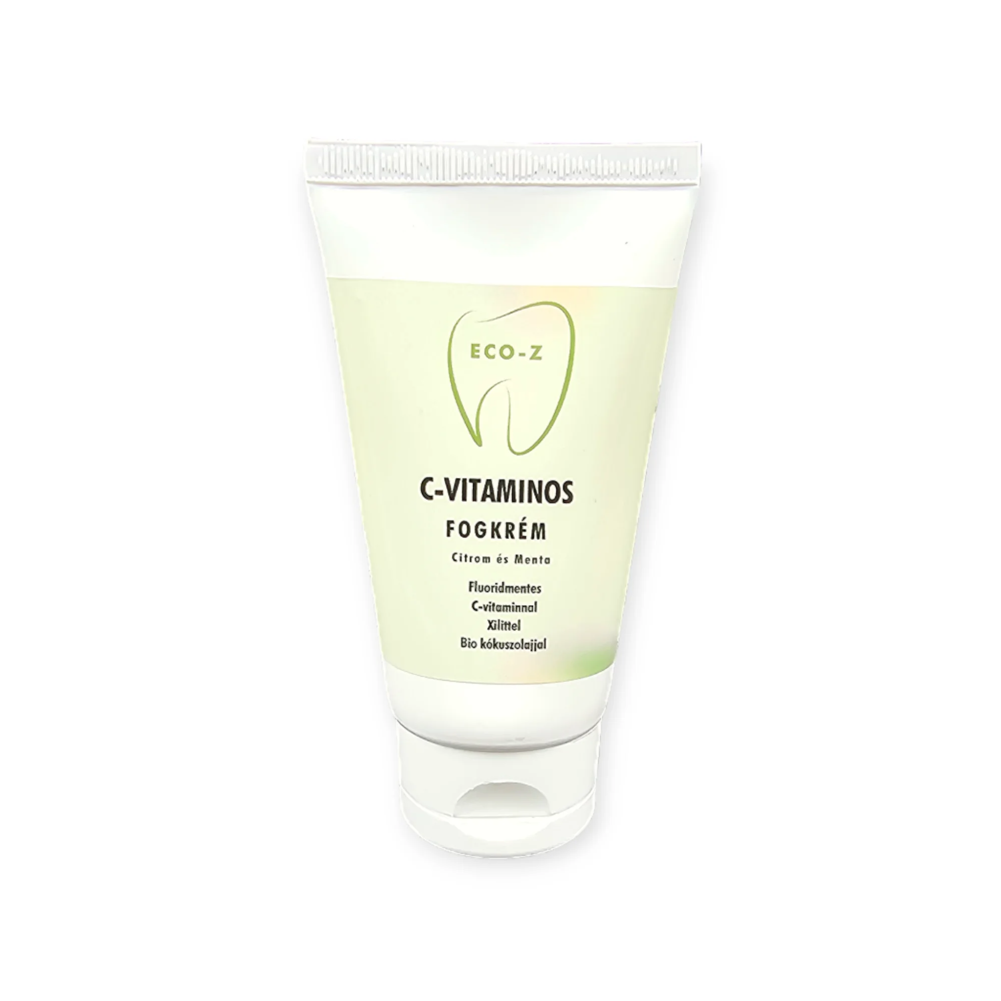 Eco-Z C-vitaminos fogkrém tubusban, Citrom és Menta, 75ml