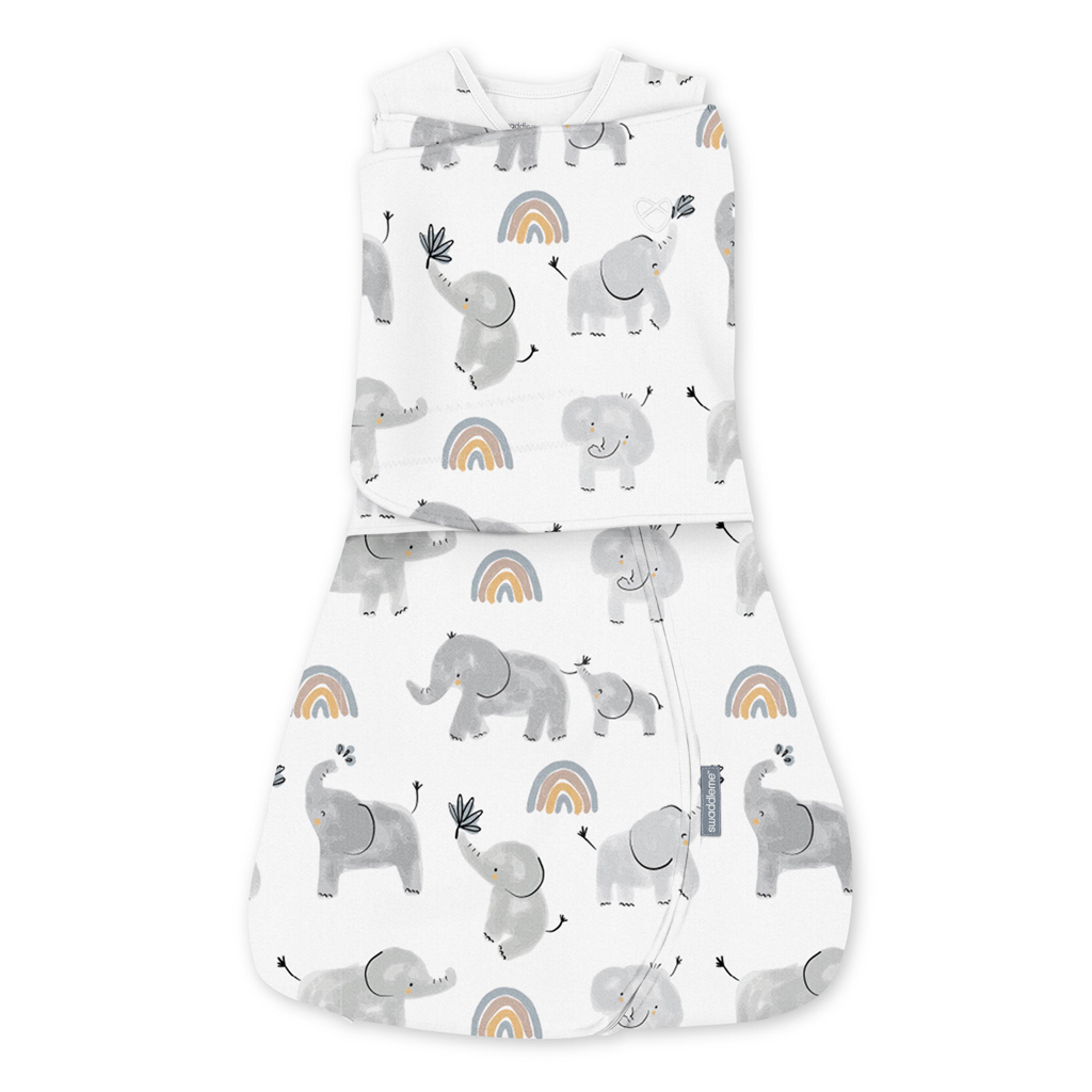 Ingenuity SwaddleMe TOG 1 2in1 pólya és hálózsák 3-18 hónap, Happy Elephant