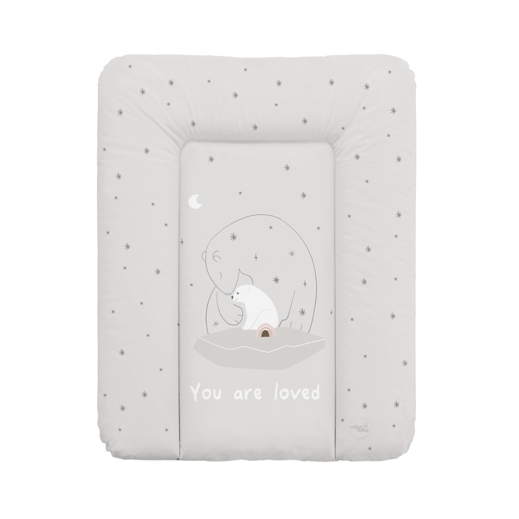Ceba Baby BASIC puha pelenkázó lap 50x70cm, Polar Bears