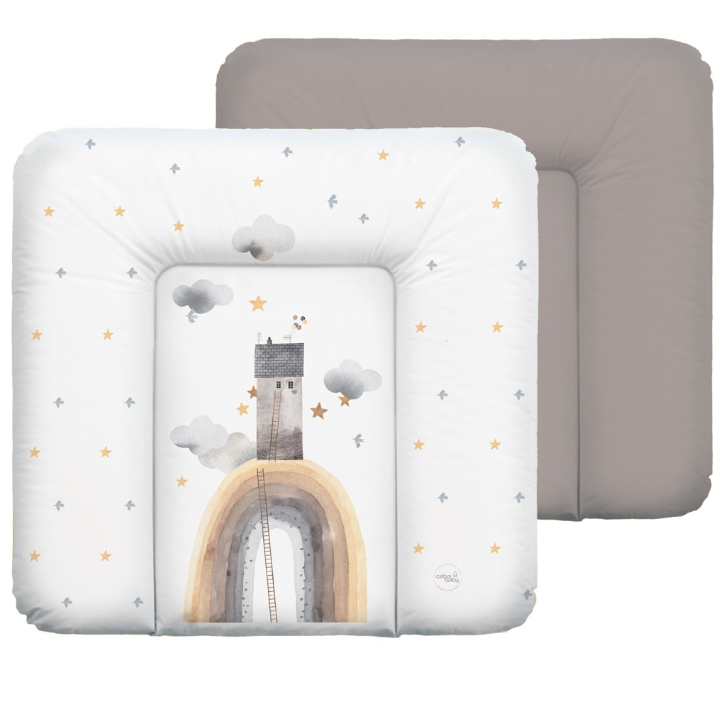Ceba Baby Basic puha pelenkázó lap 75x72cm, Rainbow Home