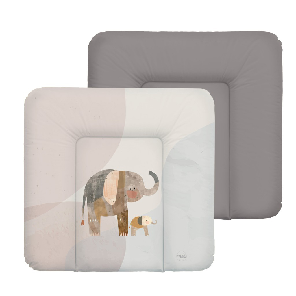 Ceba Baby Basic puha pelenkázó lap 75x72cm, Elephant Family