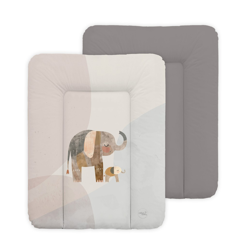 Ceba Baby Basic puha pelenkázó lap 50x70cm, Elephant Family