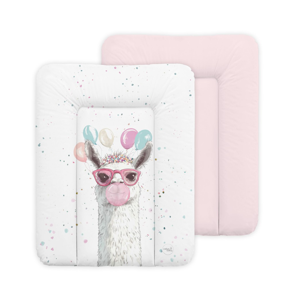 Ceba Baby Basic puha pelenkázó lap 50x70cm, Crazy Lama