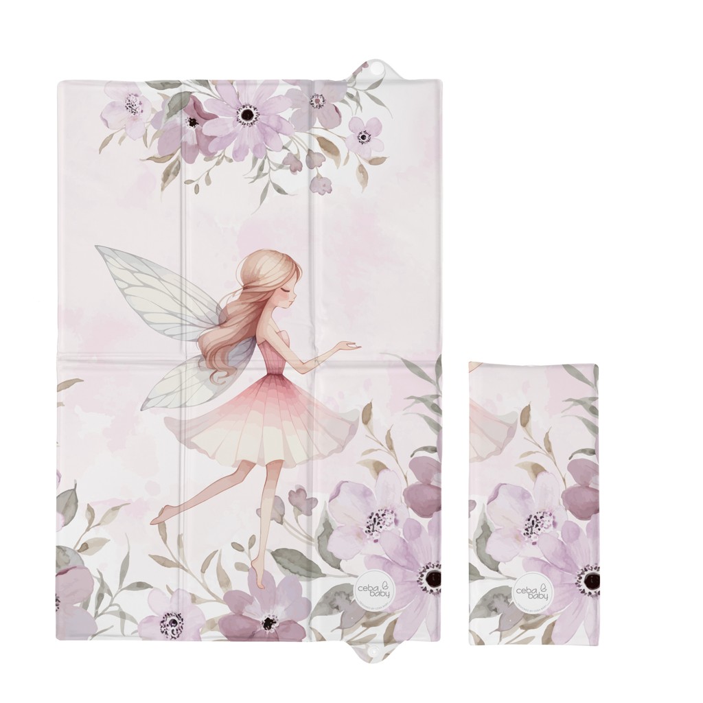 Ceba Baby BASIC összehajtható pelenkázó alátét 60x40cm, Meadow Fairy