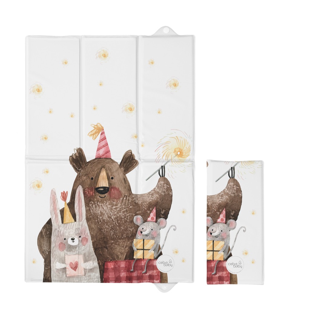 Ceba Baby BASIC összehajtható pelenkázó alátét 60x40cm, Celebration