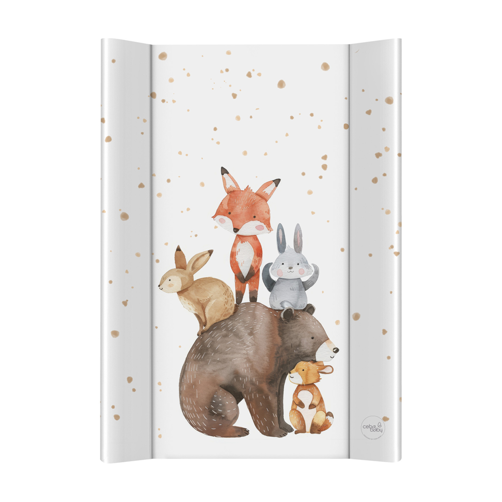 Ceba Baby BASIC puha pelenkázó lap 50x70cm, Forest Friends