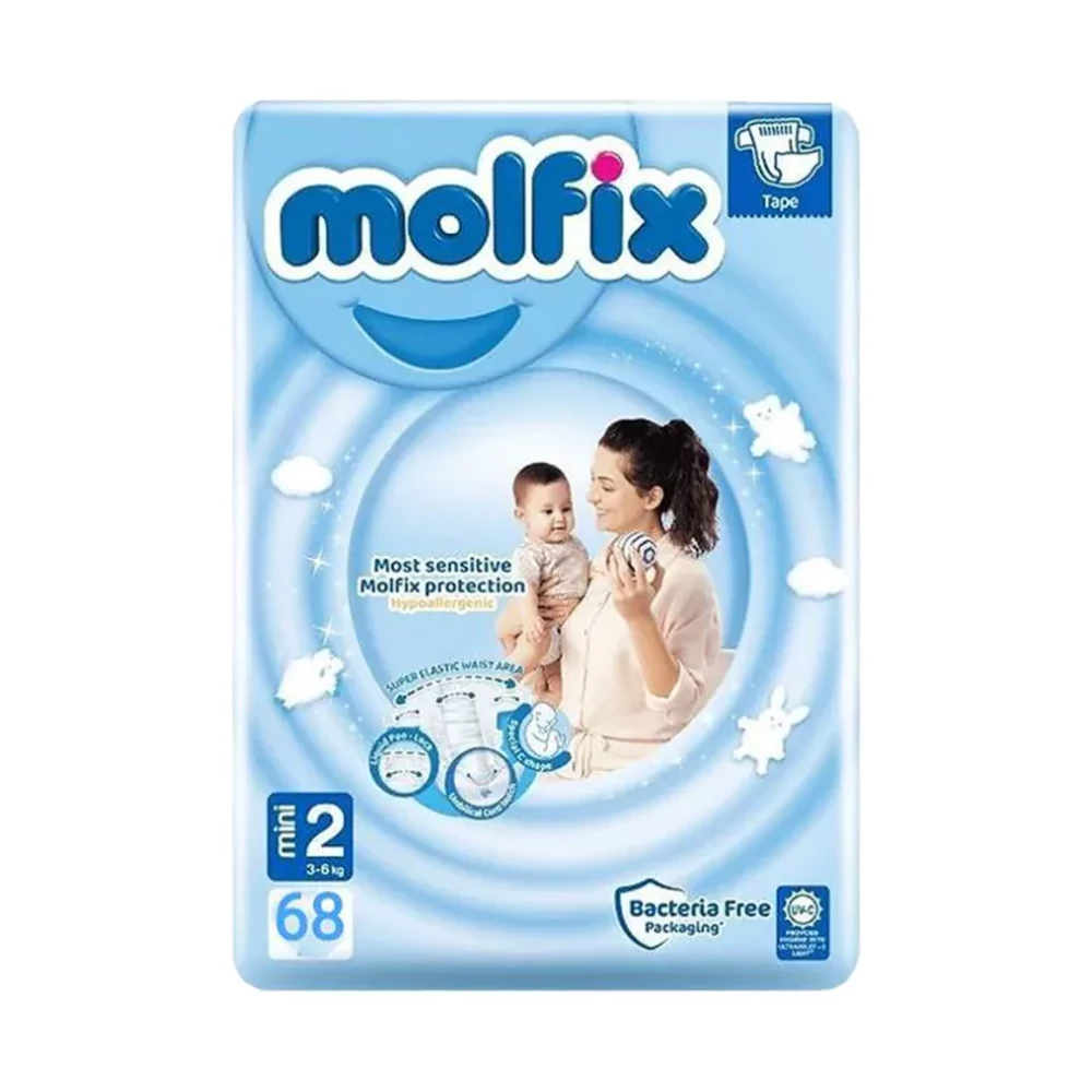 Molfix pelenka 2 mini (3-6kg) 68db