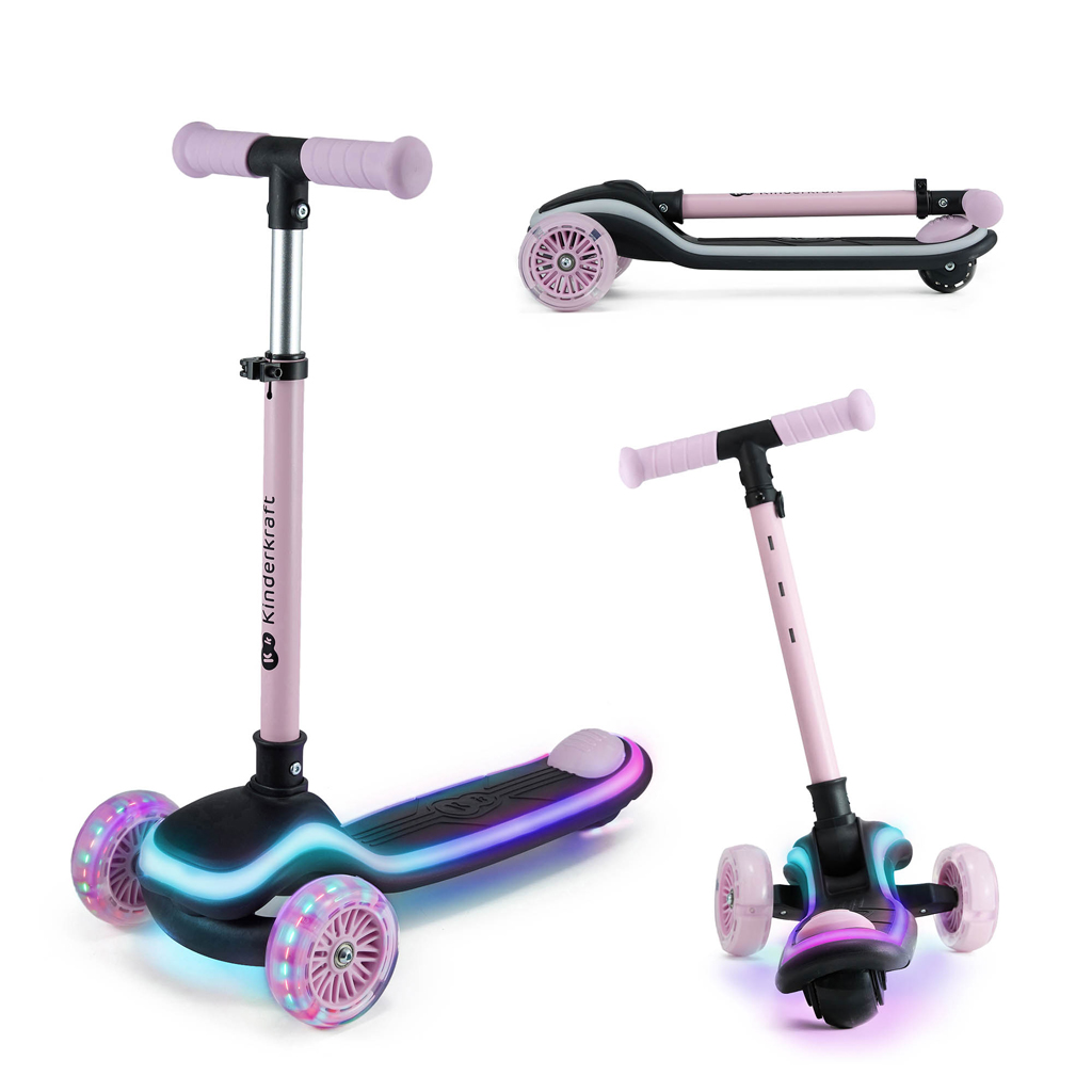 Kinderkraft Raket Háromkerekű roller, Pink