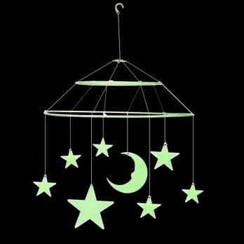 Rex London sötétben világító felakasztható függő dísz, Hold és csillagok