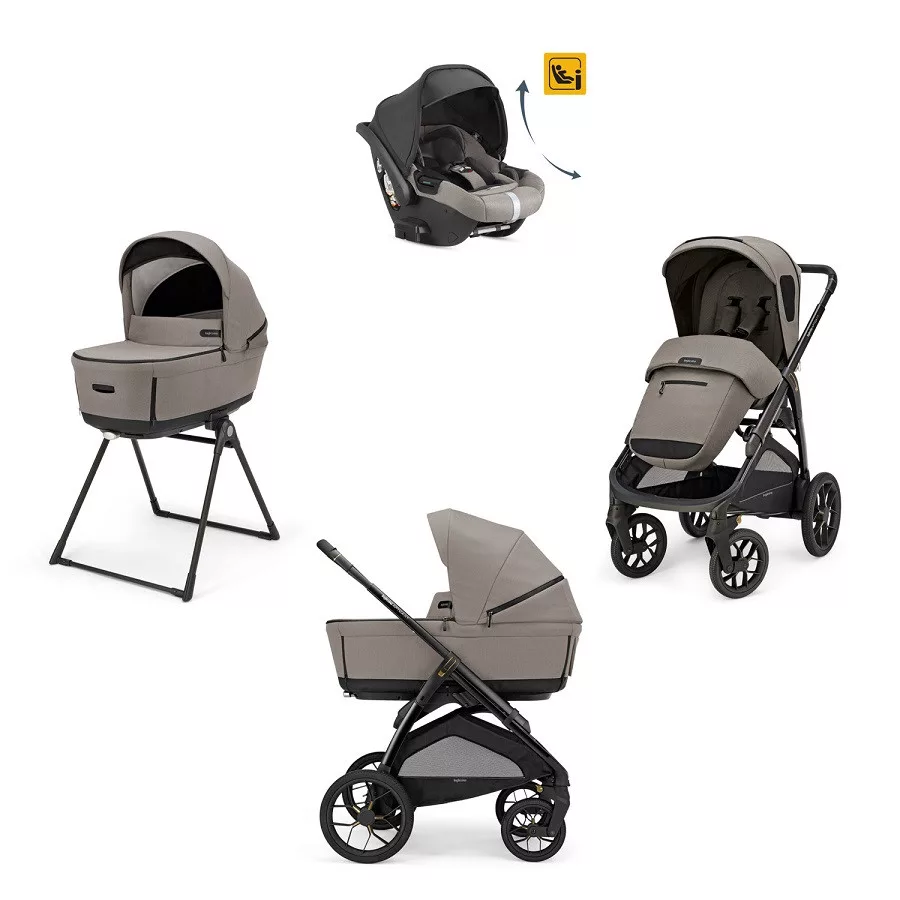 Inglesina Aptica XT Duo 4in1 kombinált babakocsi + Darwin Recline dönthető i-Size, Tundra Beige