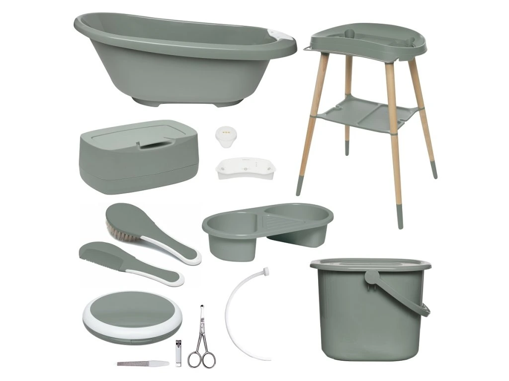 Bébé-Jou Sense Plus 8 részes digitális fürdétö szett, Breeze Green