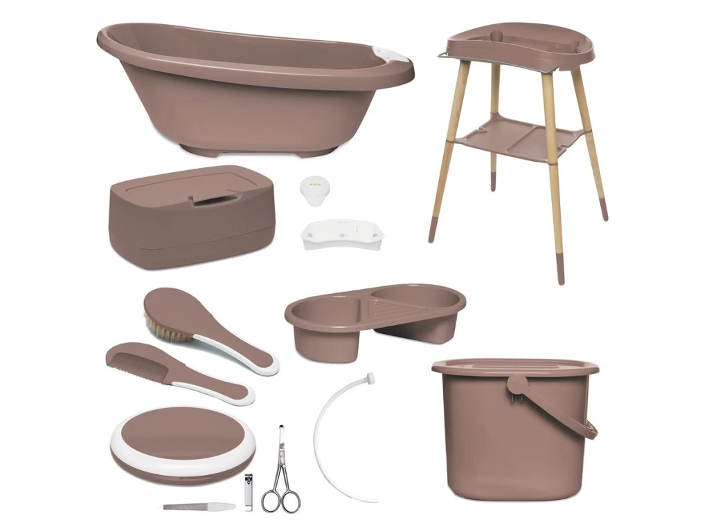 Bébé-Jou Sense Plus 8 részes digitális fürdétö szett, Mocha Mousse