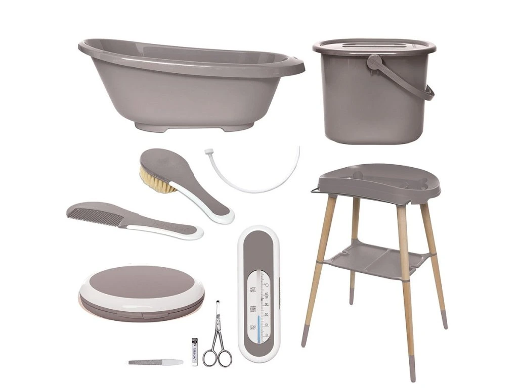Bébé-Jou Sense Plus 7 részes fürdétö szett, Chalk Brown