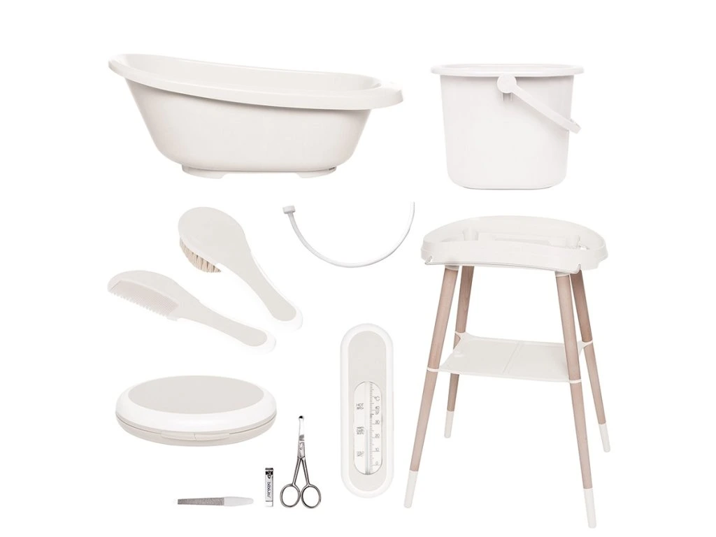 Bébé-Jou Sense Plus 7 részes fürdétö szett, Light Oat