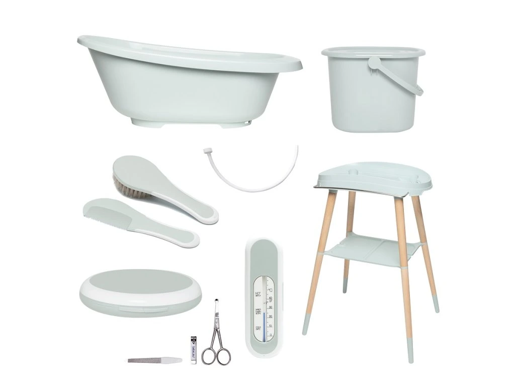 Bébé-Jou Sense Plus 7 részes fürdétö szett, Sky Green