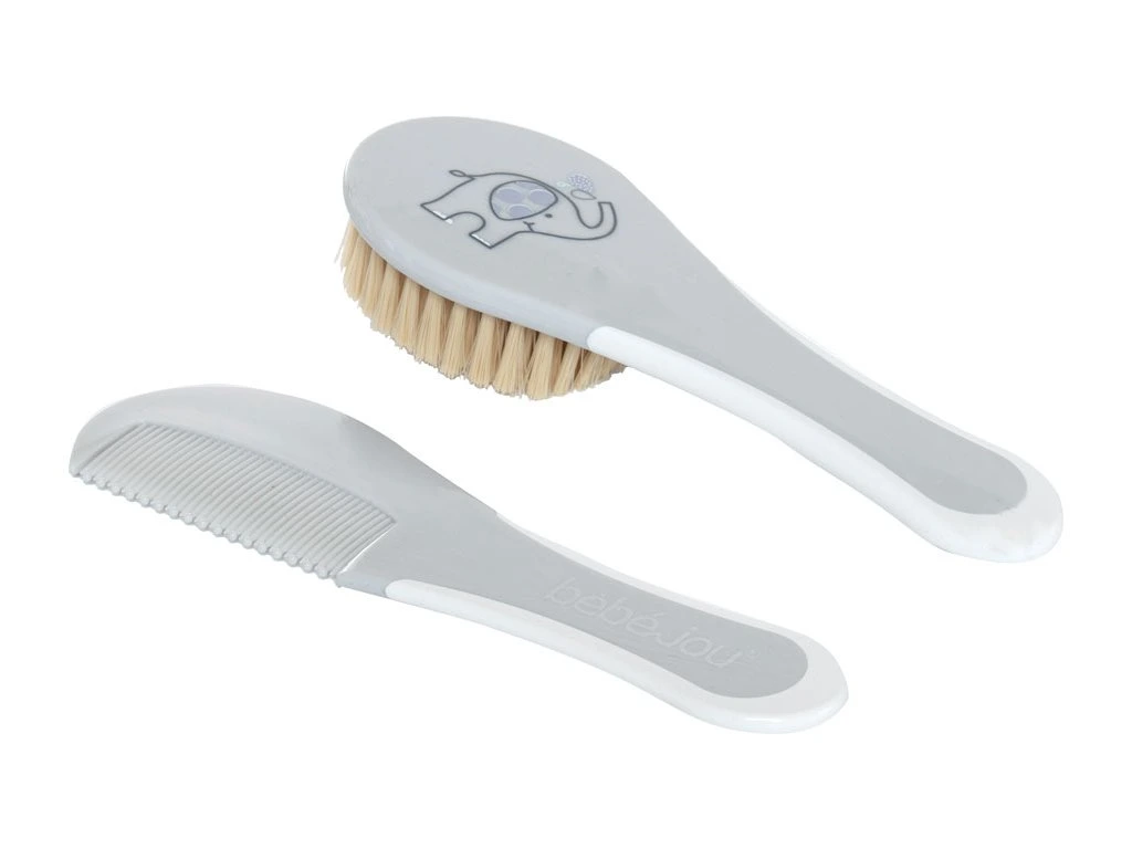 Bébé-Jou Fésű és hajkefe természetes sörtével, Ollie