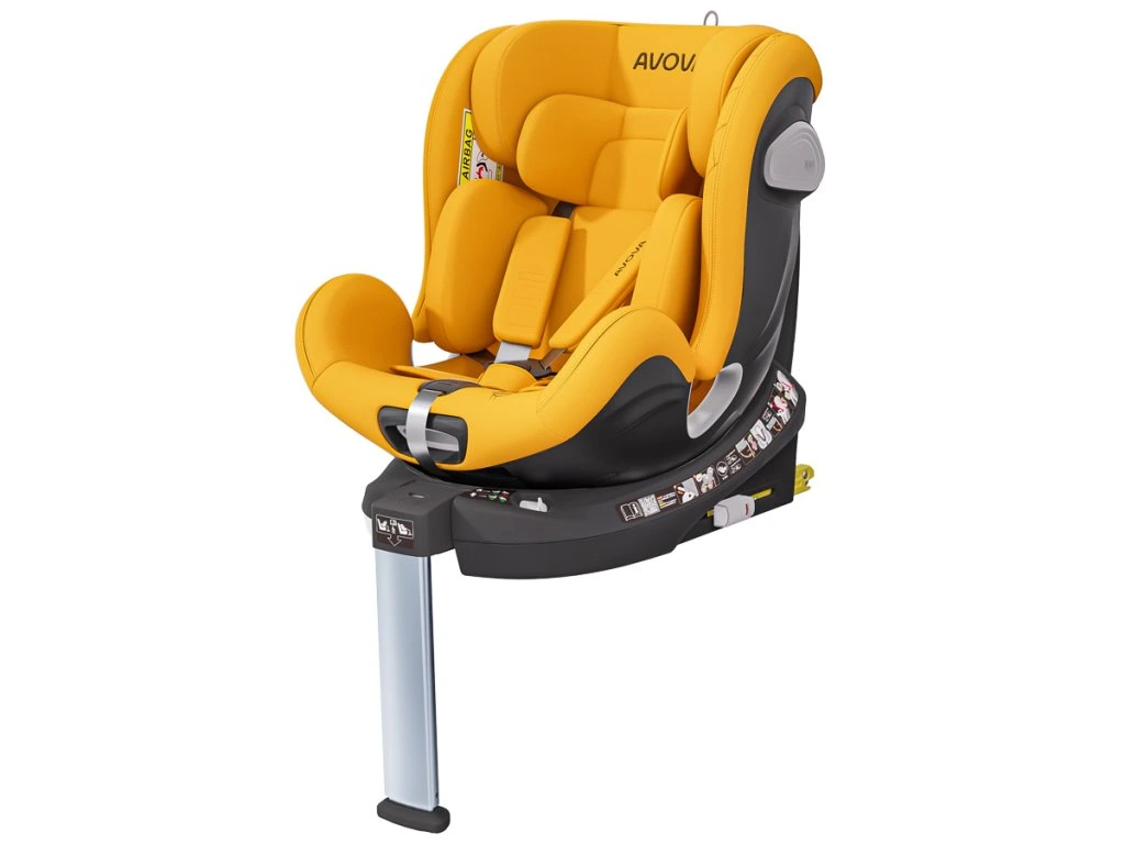 Avova Swan-Fix 360 fokos i-Size 40-125cm (kb.0-7év) Beach Yellow