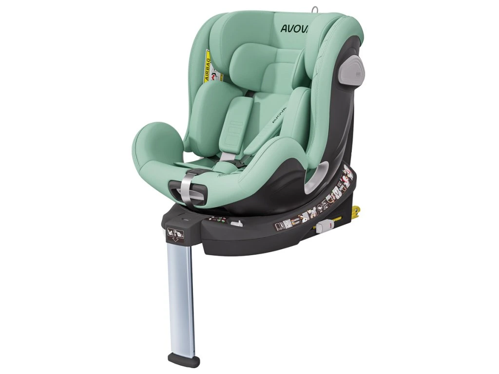 Avova Swan-Fix 360 fokos i-Size 40-125cm (kb.0-7év) Lime Green