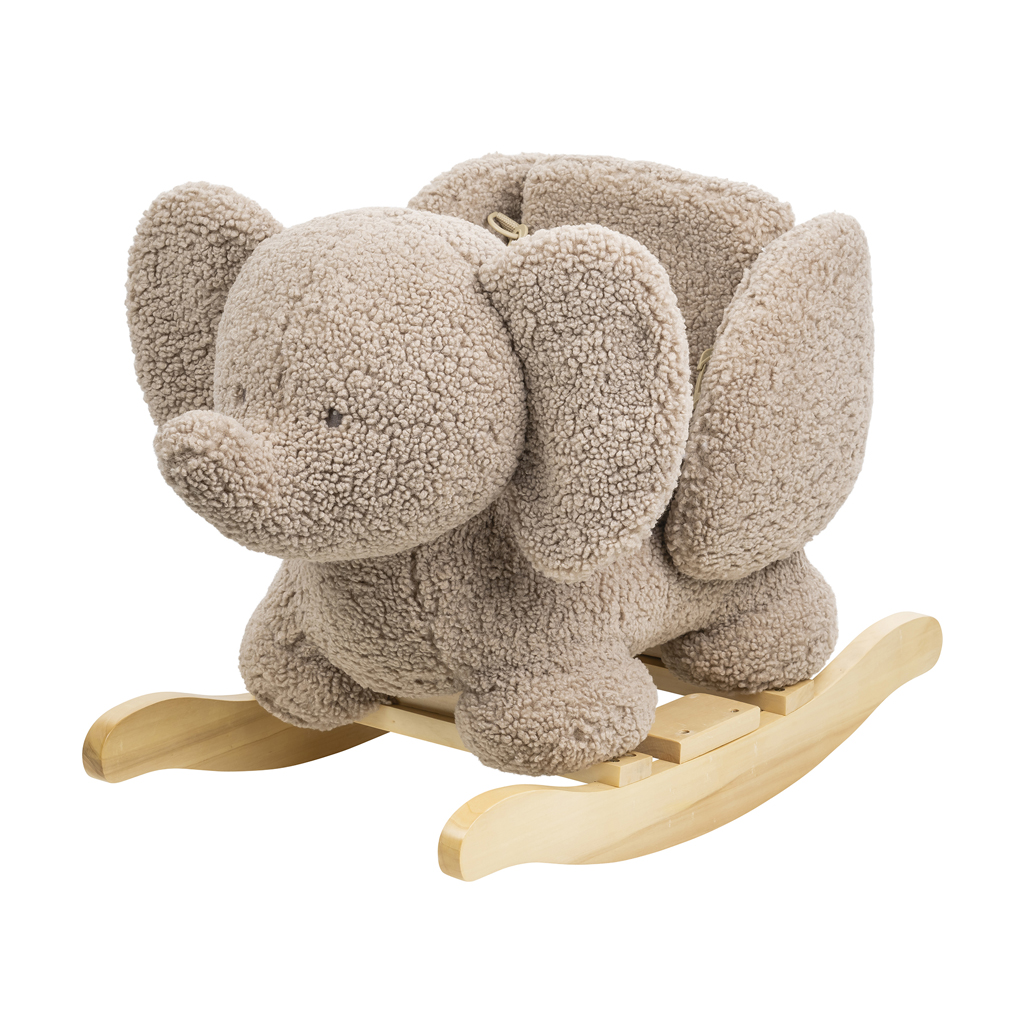 Nattou hintázó Teddy plüss állatka 10-36hó, Elefánt bézs