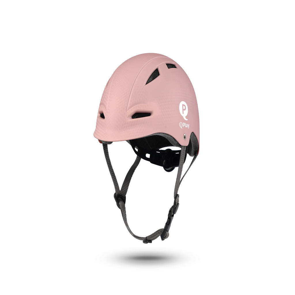 QPlay Manbo gyerek bukósisak S 46-54cm, Coral Pink
