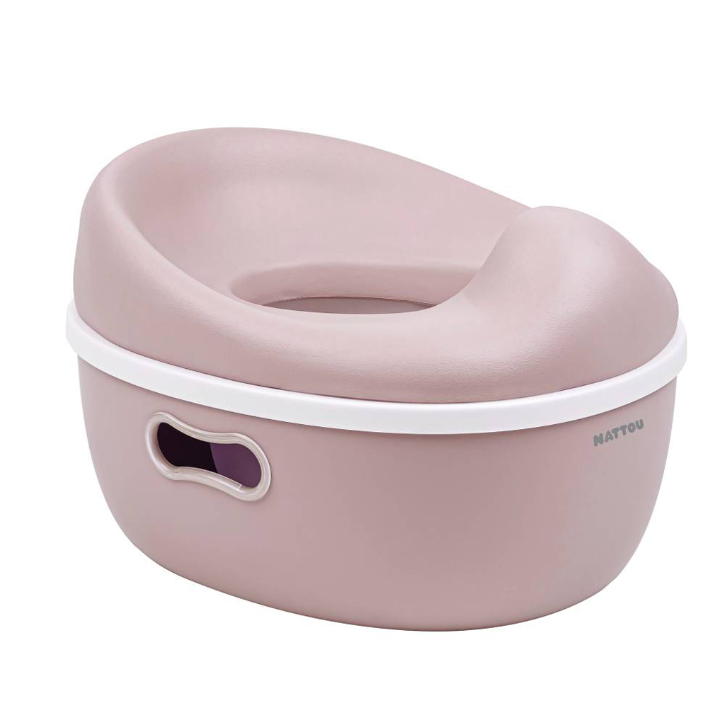 Nattou Potty 3in1 bili, fellépő és WC-szűkítő, Dusty pink