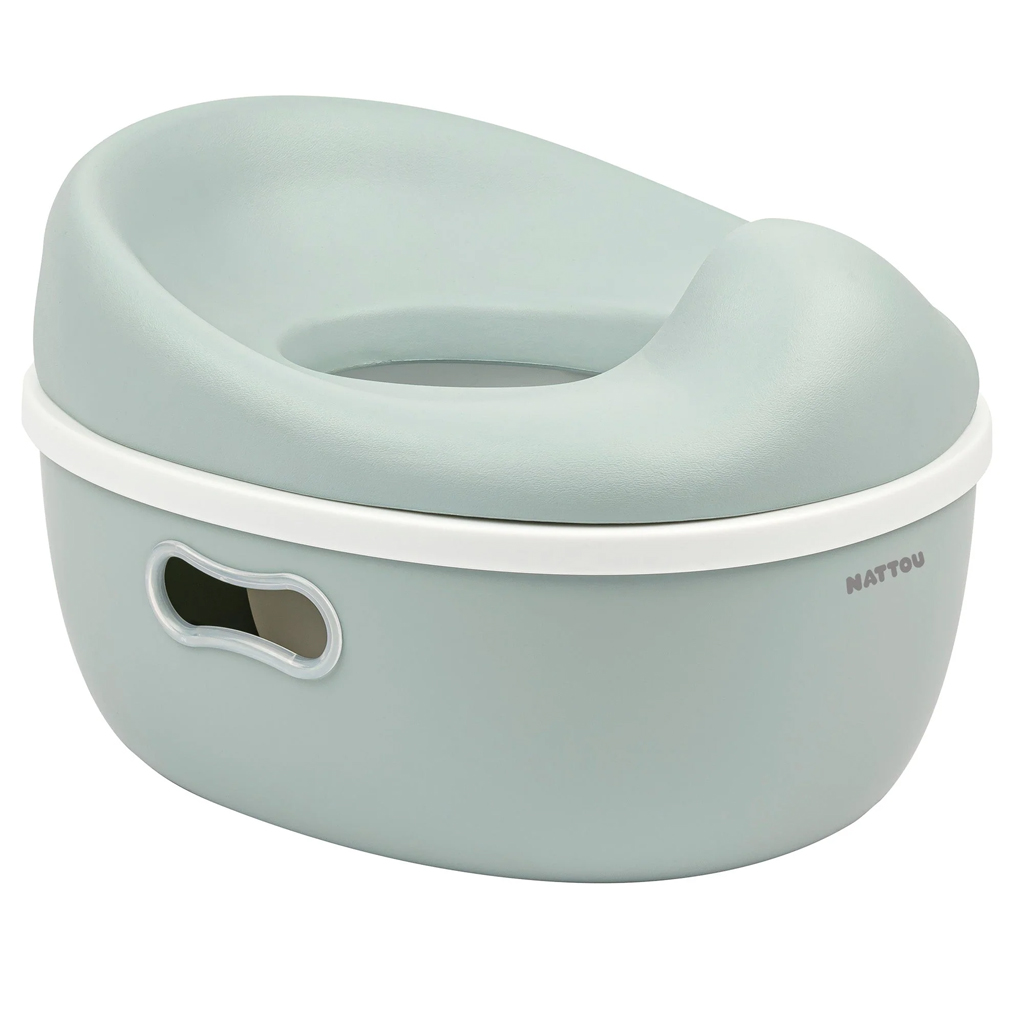 Nattou Potty 3in1 bili, fellépő és WC-szűkítő, Sage green