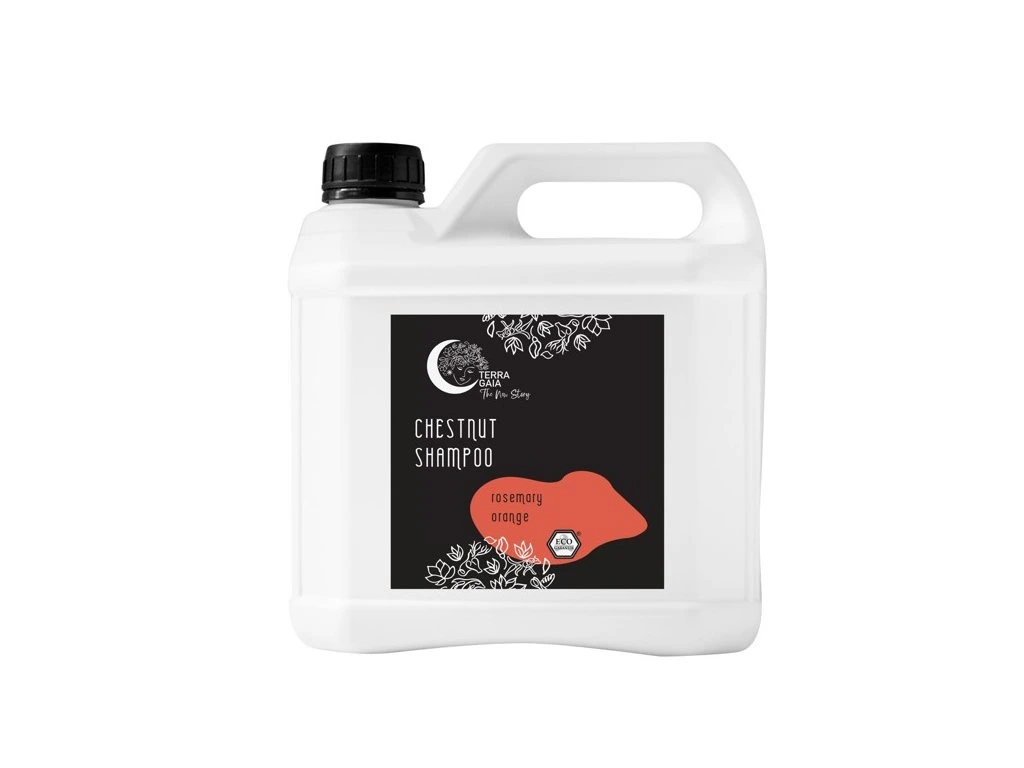 Terra Gaia Gesztenye Sampon Rozmaringgal és Naranccsal XXL, 3liter