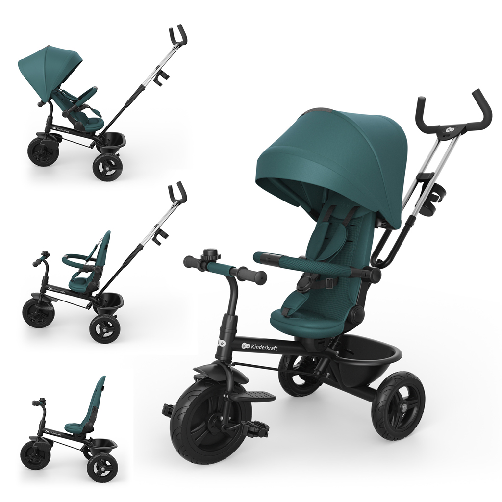 Kinderkraft Aston 2 Plus tricikli, Zöld