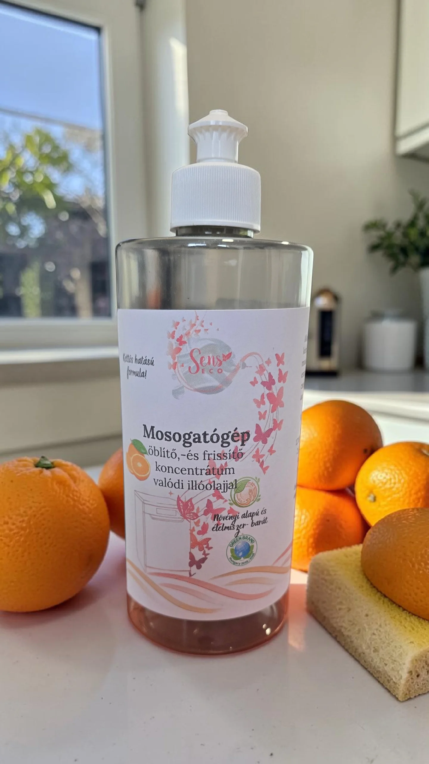 SensEco Mosogatógép-öblítő és frissítő koncentrátum, 500ml
