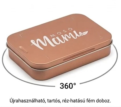 SensEco Travel Box 5+5 mosó- és mosogatólapka fém tárolódobozban